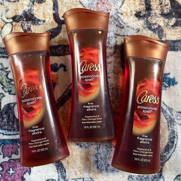 HTF Caress Body Wash bundle lot 3 Passionate Spell NEW 18oz - Picture 7 of 7
